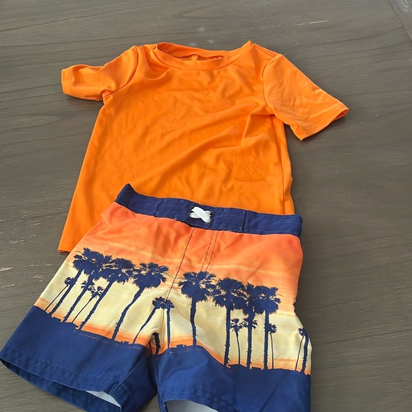 Cat & Jack Other - Cat & Jack swimsuit and rash guard set. 3T